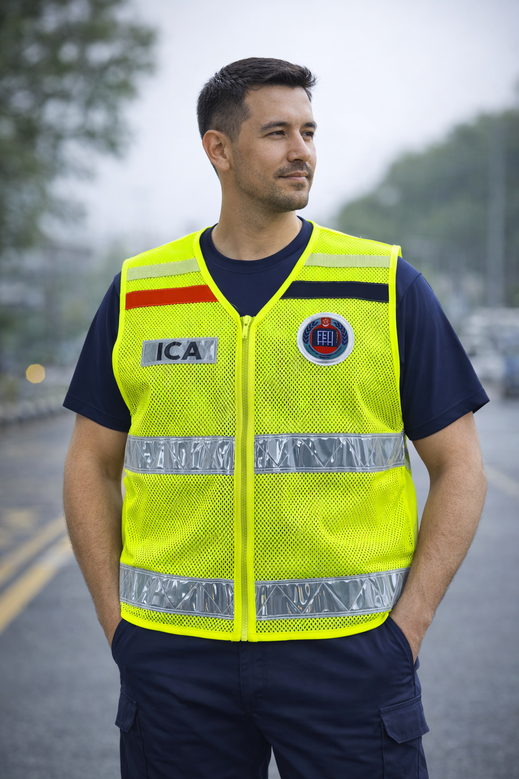 ICA High-Visibility Enforcement Safety Vest